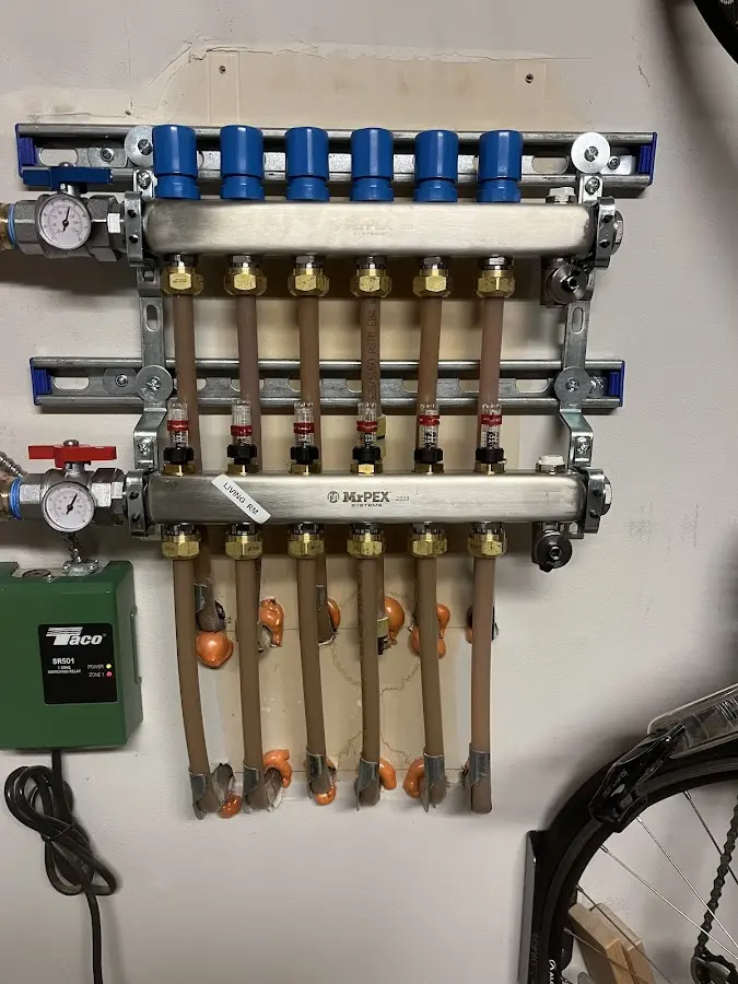 Plumber performing Gas Leak Detection at a residential property in Rancho Murieta